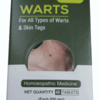 Image Alt Text: Burnett BT 138 tablets for natural wart removal and skin healing