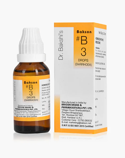 Bakson B3 Diarrhoea Drops Bottle
