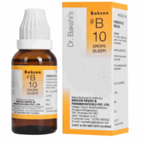 Bakson B10 Sleep Drops – Natural Homeopathic Remedy for Insomnia and Restful Sleep