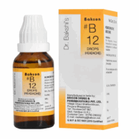 Bakson B12 Headache Drops – Natural Homoeopathic Remedy for Migraine and Tension Headaches