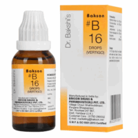 Bakson B16 Vertigo Drops – Homoeopathic Remedy for Dizziness and Motion Sickness Relief