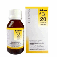 Bakson B20 Sugar Drops bottle – Homeopathic remedy for diabetes and blood sugar management