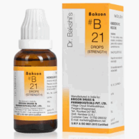 Bakson B21 Strength Drops bottle – Homeopathic tonic for male vitality and sexual wellness