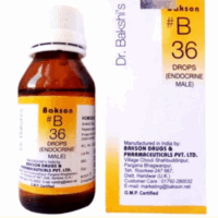 Bakson B36 Endocrine Male Drops – Homeopathic solution for hormonal balance in men