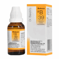 Bakson B39 Cardio Pulmonary Drops Bottle – Natural Support for Heart & Lungs