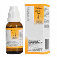 Bakson B41 Vitality Drops bottle for energy and stamina