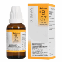 Bakson B57 Memory Drops Bottle – Homeopathic Remedy for Memory and Concentration