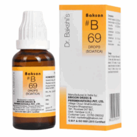 Bakson B69 Sciatica Drops Bottle – Homeopathic Sciatica Pain Relief