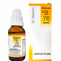 Bakson B76 Nerve Plus Drops Bottle – Homeopathic Nerve & Mental Support