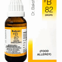 Bakson B82 Food Allergy Drops Bottle – Homeopathic Remedy for Mild Food Reactions