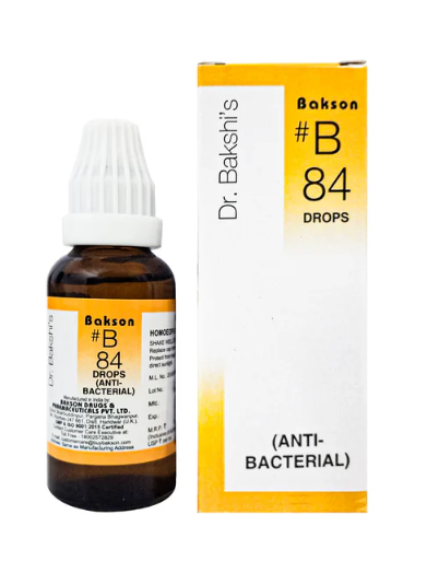 Bakson B84 Anti-Bacterial Drops Bottle – Natural Support Against Bacterial Infections