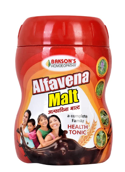 Bakson Alfavena Malt – Natural weight gain and energy-boosting homeopathic powder