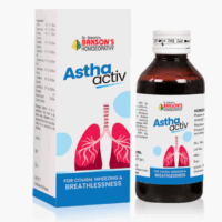 Bakson Astha Activ Syrup – Homeopathic relief for asthma, breathlessness, and chronic cough