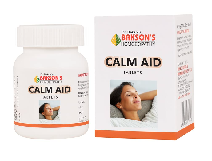 Bakson Calm Aid Tablets – Natural Homeopathic Stress Relief