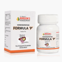 Image ALT Text: Bakson Formula P Tablet – Homeopathic Medicine for Prostate Health