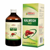 Image ALT Text: Bakson Kalmegh Aid Bottle – Homeopathic Mother Tincture for Dyspepsia and Heart Health