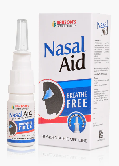 Bakson Nasal Aid Spray – Homeopathic Nasal Congestion Relief