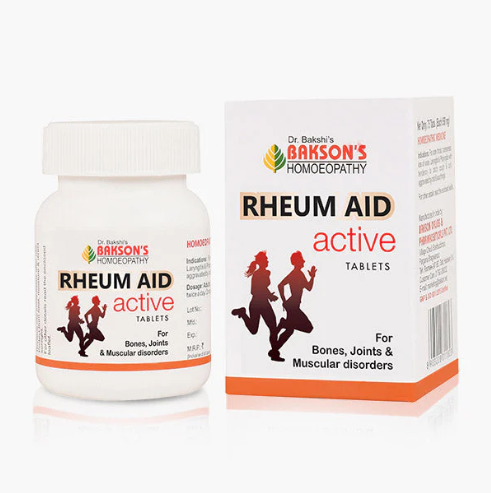Bakson Rheum Aid Active – Natural Homeopathic Joint & Rheumatism Pain Relief
