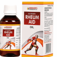 Bakson Rheum Aid Oil – Non-Greasy Homeopathic Oil for Muscle and Joint Pain Relief