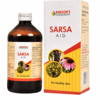Bakson Sarsa Aid Syrup – Homeopathic Remedy for Pimples, Scars, and Skin Detox