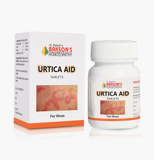 Bakson Urtica Aid Tablet for Urticaria and Itching Relief