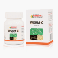Bakson Worm-C Tablet for Safe Homeopathic Deworming