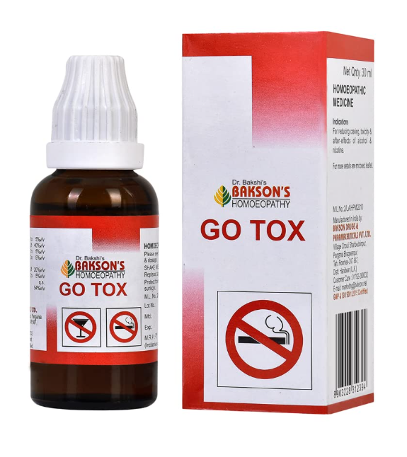 Bakson Go Tox Drop for Alcohol and Nicotine Detox