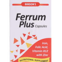 Bakson Ferrum Plus Capsule for Anaemia and Energy Support