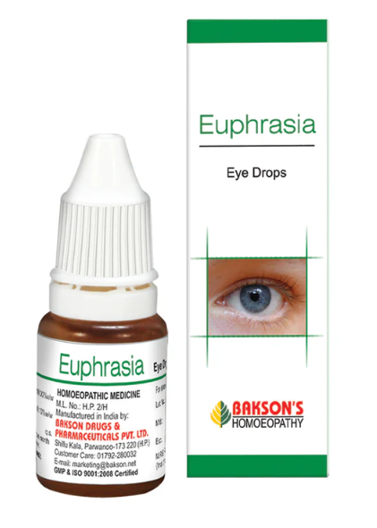 Bakson Euphrasia Eye Drops for Dry and Irritated Eyes
