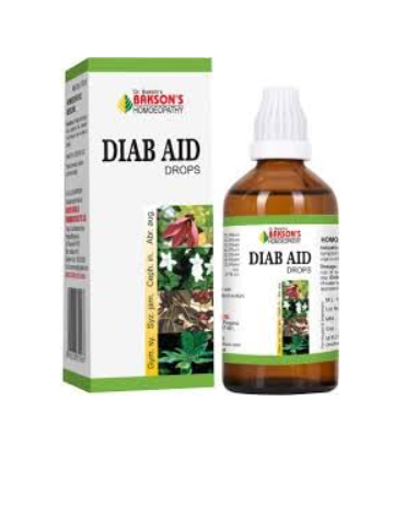 Bakson Diab Aid Homeopathic Drops for Blood Sugar Control
