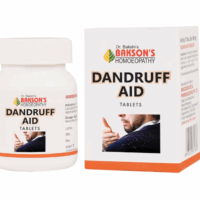 Bakson Dandruff Aid Homeopathic Tablets for Dandruff Relief