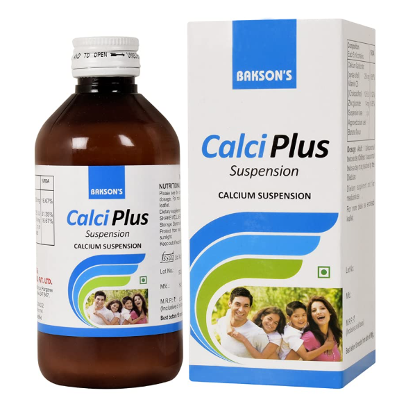 Bakson Calci Plus Suspension – Bone Strength and Calcium Support