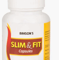 Bakson Slim & Fit capsules herbal weight loss capsule bottle and packaging