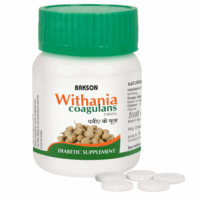 Bakson Withania Coagulans tablets for blood sugar, pain relief, and detox
