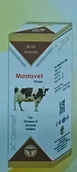 bc german MASTAVET DROPS for mastitis relief in animals