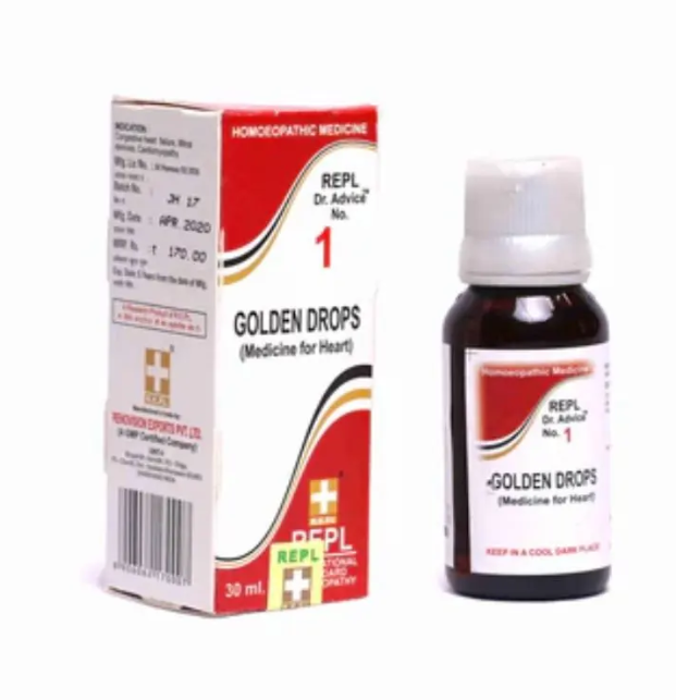 REPL Dr. Advice No.1 Golden Drop homeopathic medicine for heart health