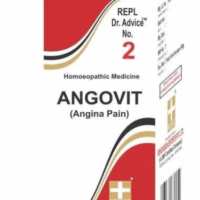 REPL Dr. Advice No.2 Angovit Drops homeopathic medicine for chest pain and palpitation