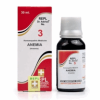 REPL Dr. Advice No.3 Anemia Drops homeopathic medicine for low hemoglobin and fatigue