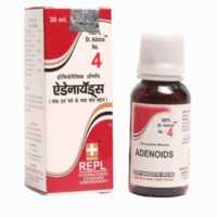 REPL Dr. Advice No.4 Adenoids Drops homeopathic medicine for adenoids and throat congestion