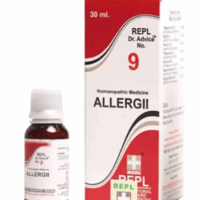 REPL Dr. Advice No.9 Allergii Drops homeopathic medicine for skin allergy and itching relief