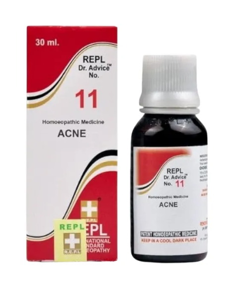 REPL Dr. Advice No.11 Acne Drops homeopathic medicine for acne and pimples