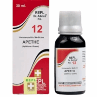 REPL Dr. Advice No.12 Apethe Drops homeopathic medicine for mouth ulcers and oral thrush