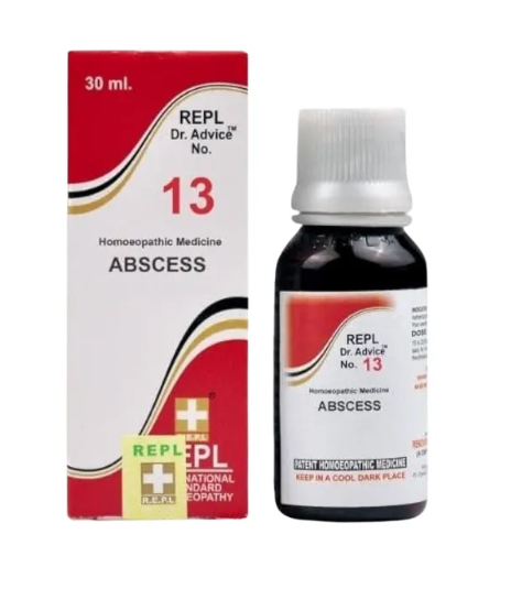 REPL Dr. Advice No.13 Abscess Drops homeopathic remedy for abscesses and boils