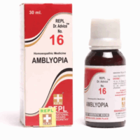 REPL Dr. Advice No.16 Amblyopia Drops homeopathic remedy for weak vision and eye strain