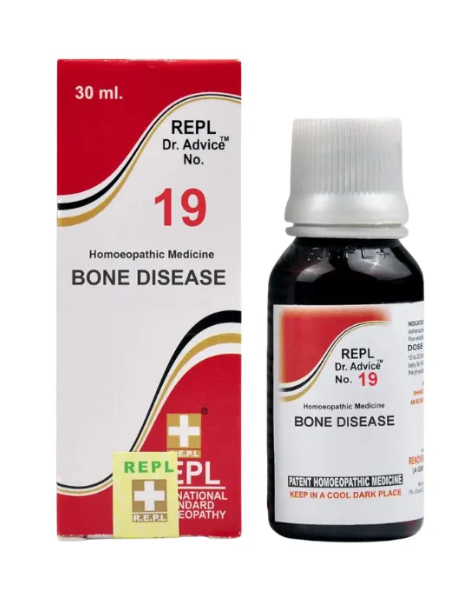 REPL Dr. Advice No.19 Bone Disease Drops homeopathic bone support and recovery