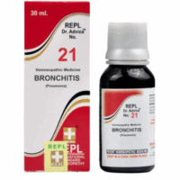 REPL Dr. Advice No.21 Bronchitis Drops homeopathic respiratory relief medicine