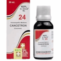 REPL Dr. Advice No.24 Cancetron Drops homeopathic formulation for carcinoma and glandular induration relief