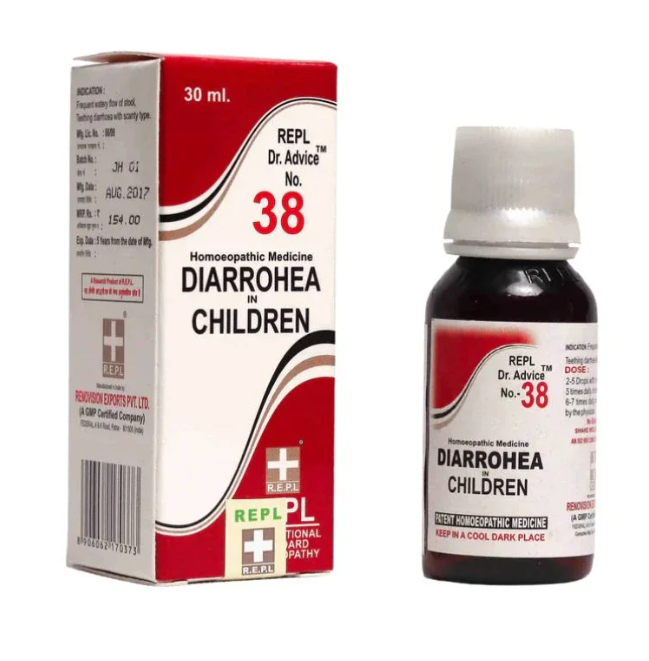 REPL Dr. Advice No.38 Diarrohea Children Drops for child digestive relief and diarrhea support