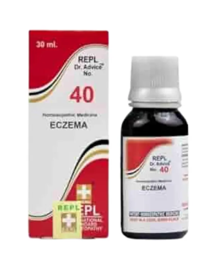REPL Dr. Advice No.40 Eczema Drops for natural eczema and dry skin relief