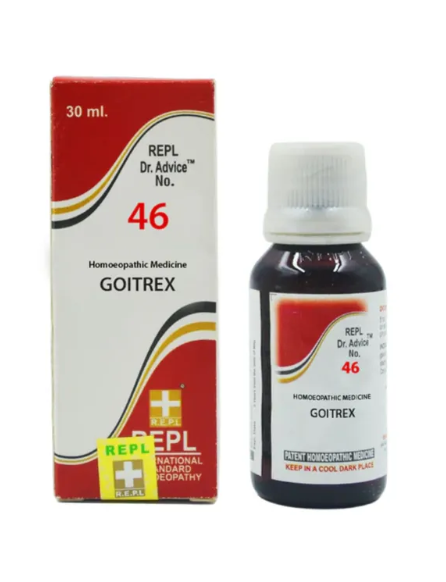 REPL Dr. Advice No.46 Goitrex Drops for thyroid and glandular health support